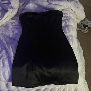 Altar'd State Classic Black Strapless Dress